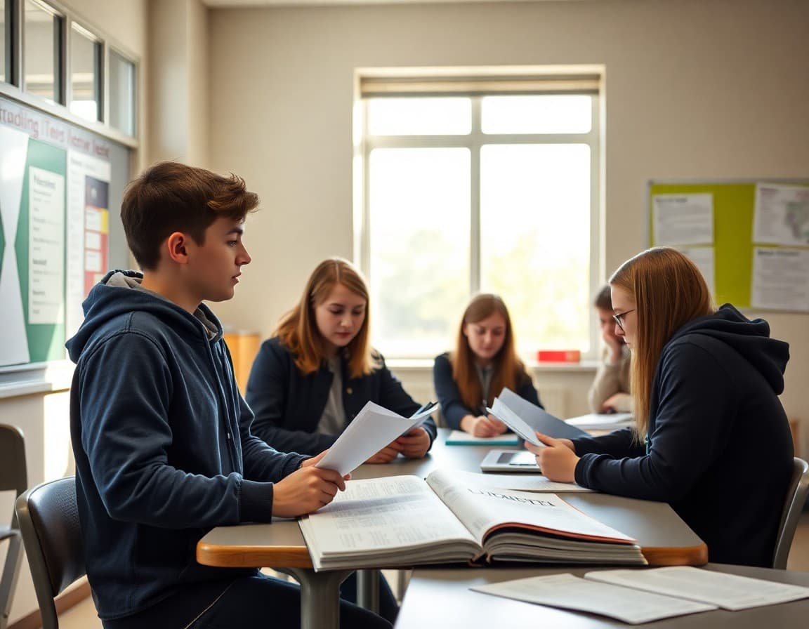 High school news article writing newsletter showing publication schedule, reporting standards, and editing process