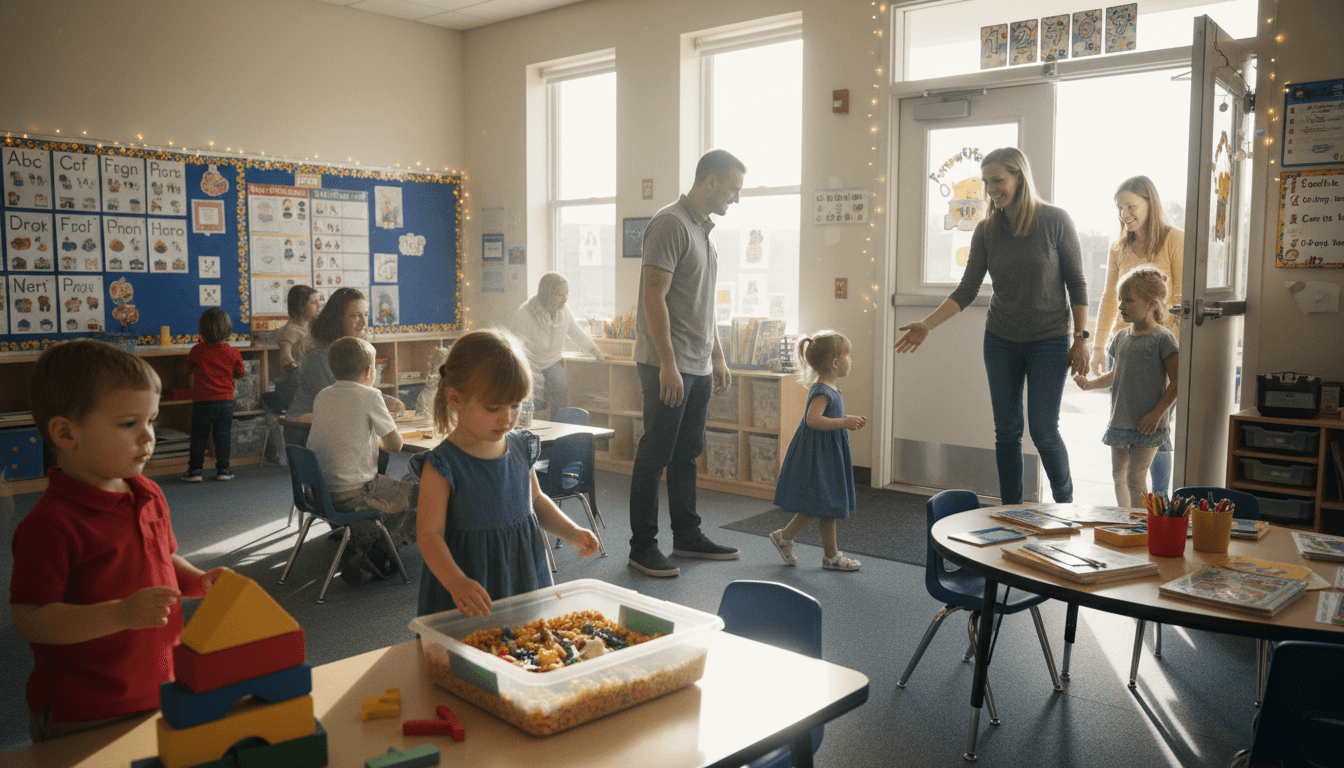Kindergarten school counselor newsletter introducing social emotional support and how families can reach out