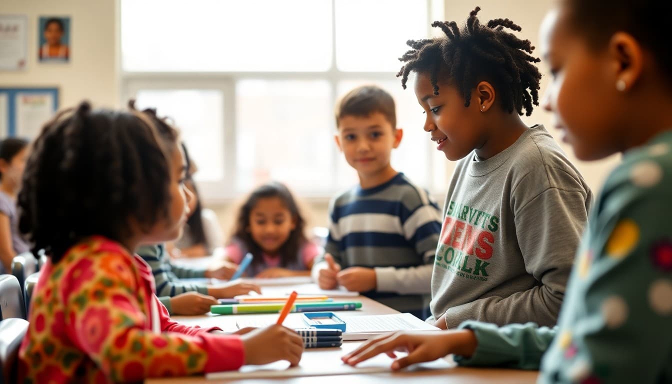Magnet school outreach event recruiting diverse students and families to specialized program