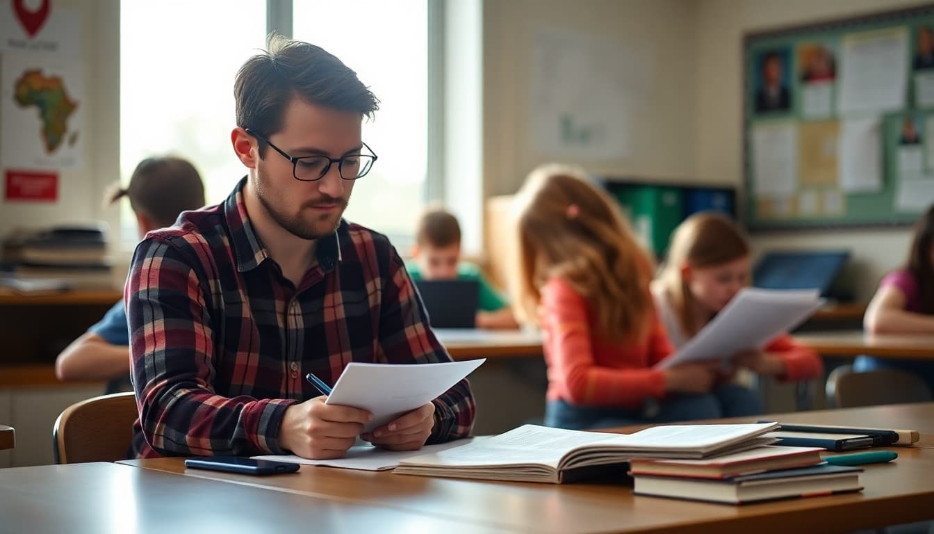 Iowa middle school teacher writing parent newsletter for grades 6-8 families in Midwest school