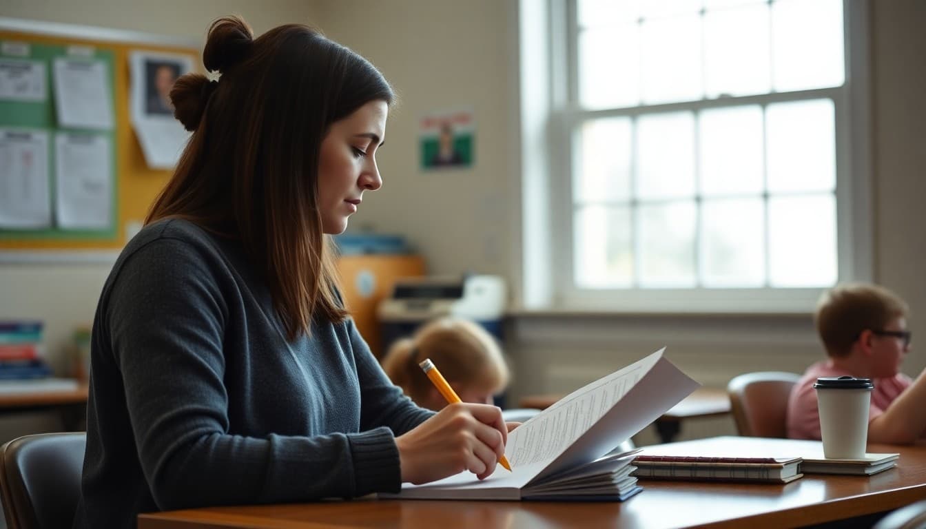 Maine middle school teacher writing parent newsletter for grades 6-8 families in coastal school