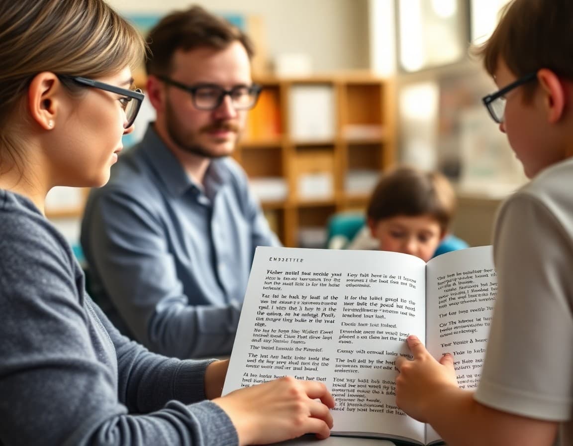 Teacher newsletter page about a graphic novel unit with examples of student annotation work