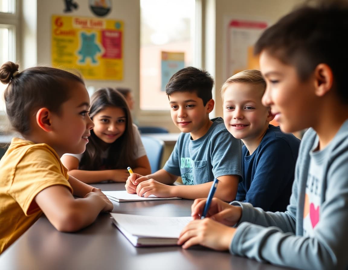 Middle school newsletter with course updates, activities, and TNReady prep reminders for Tennessee families