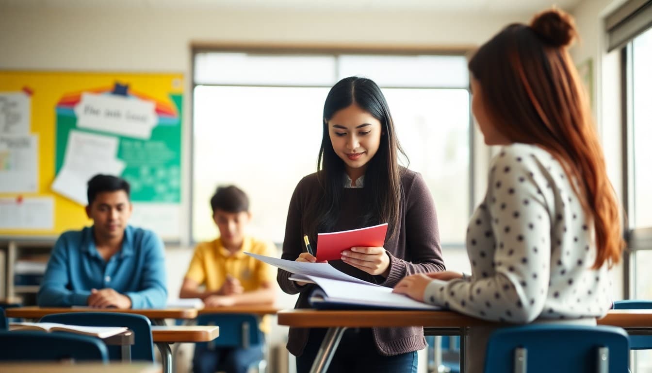 Alternative certification teacher writing introduction newsletter to build trust with classroom parents