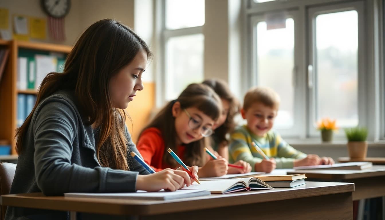 Gifted education teacher writing enrichment program update newsletter for advanced learner families
