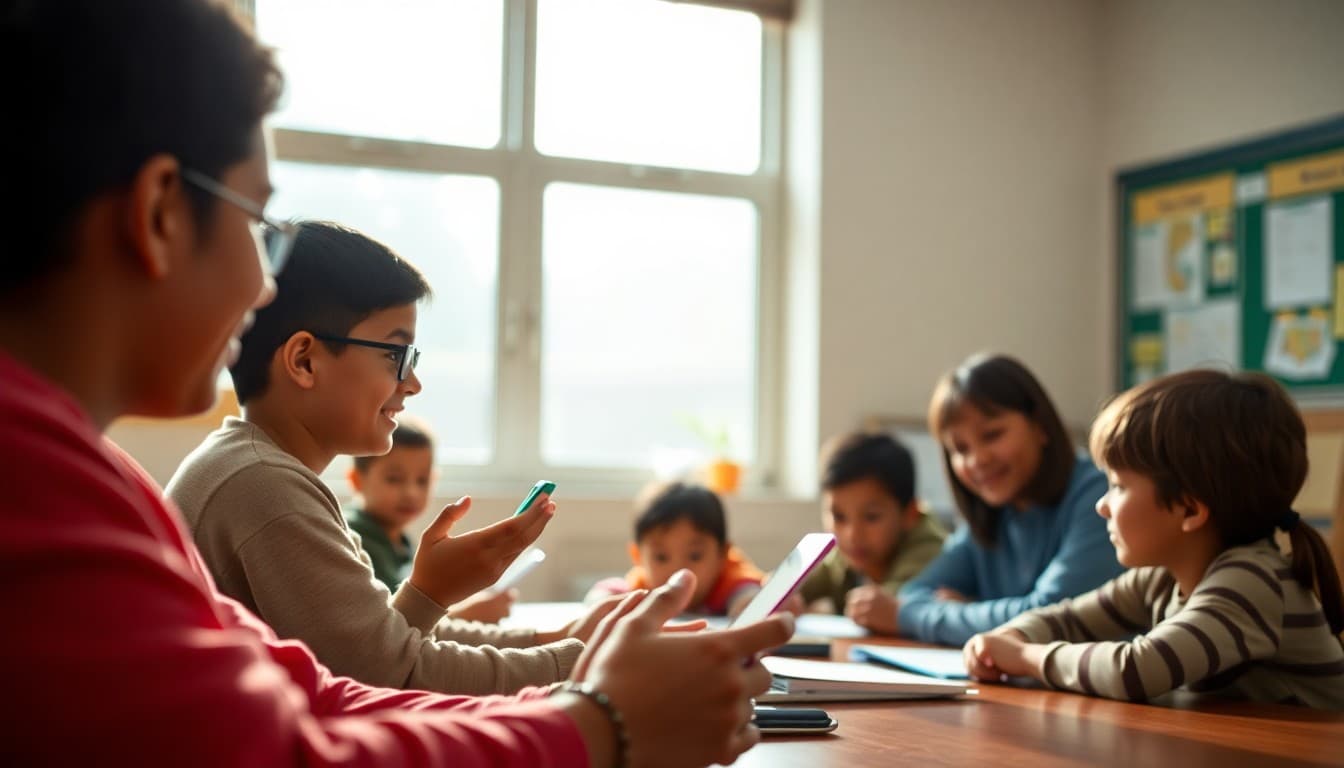 School communicating with diverse group of parents through different channels and approaches