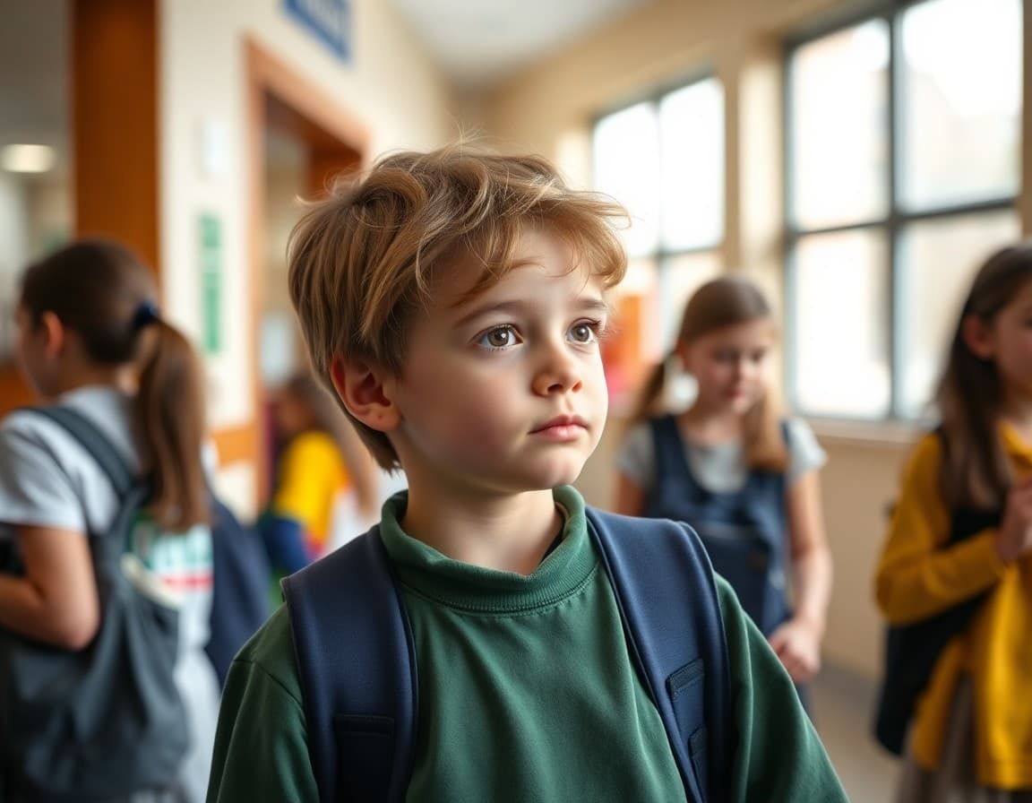 Well-rested student arriving at school alert and ready following newsletter sleep advice