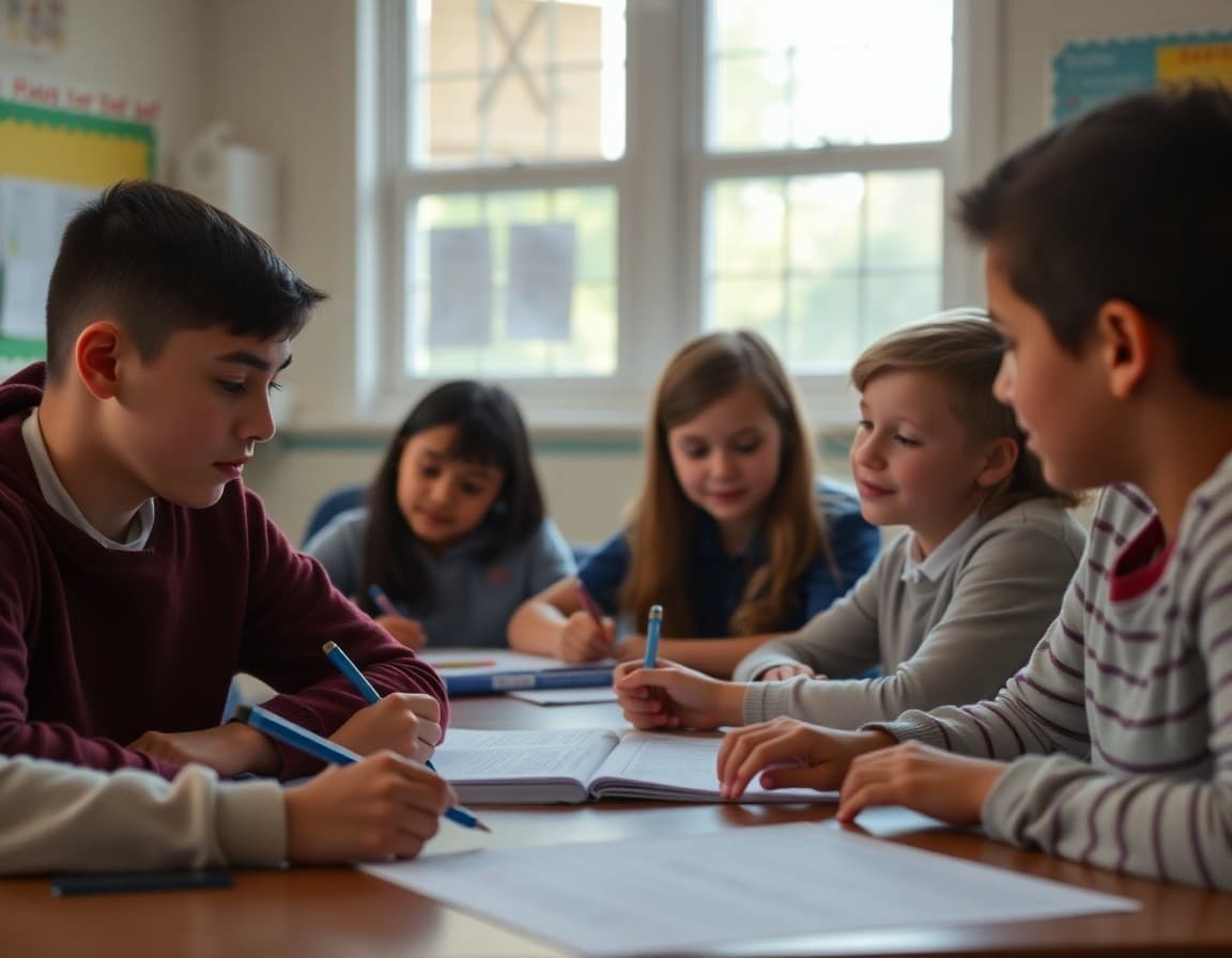 Newsletter grading update showing assessment rubric explanation and progress report timeline