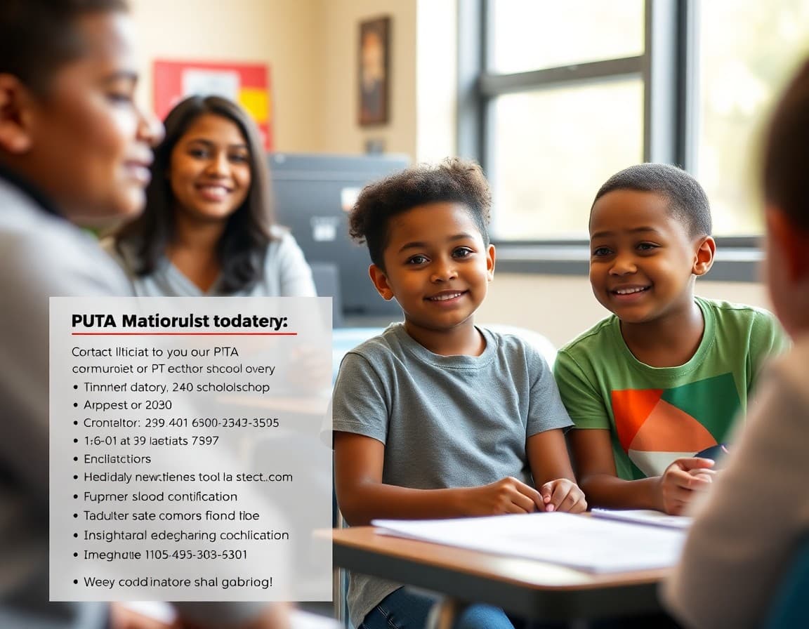 PTA advocacy newsletter with contact information for state legislators and action steps