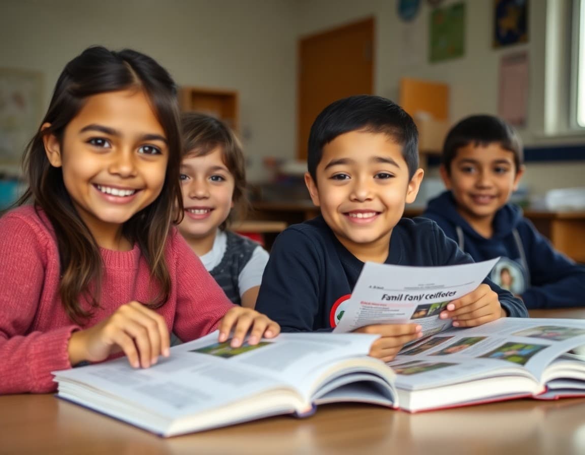 Bilingual Title I family compact and school newsletters at an Idaho rural elementary school