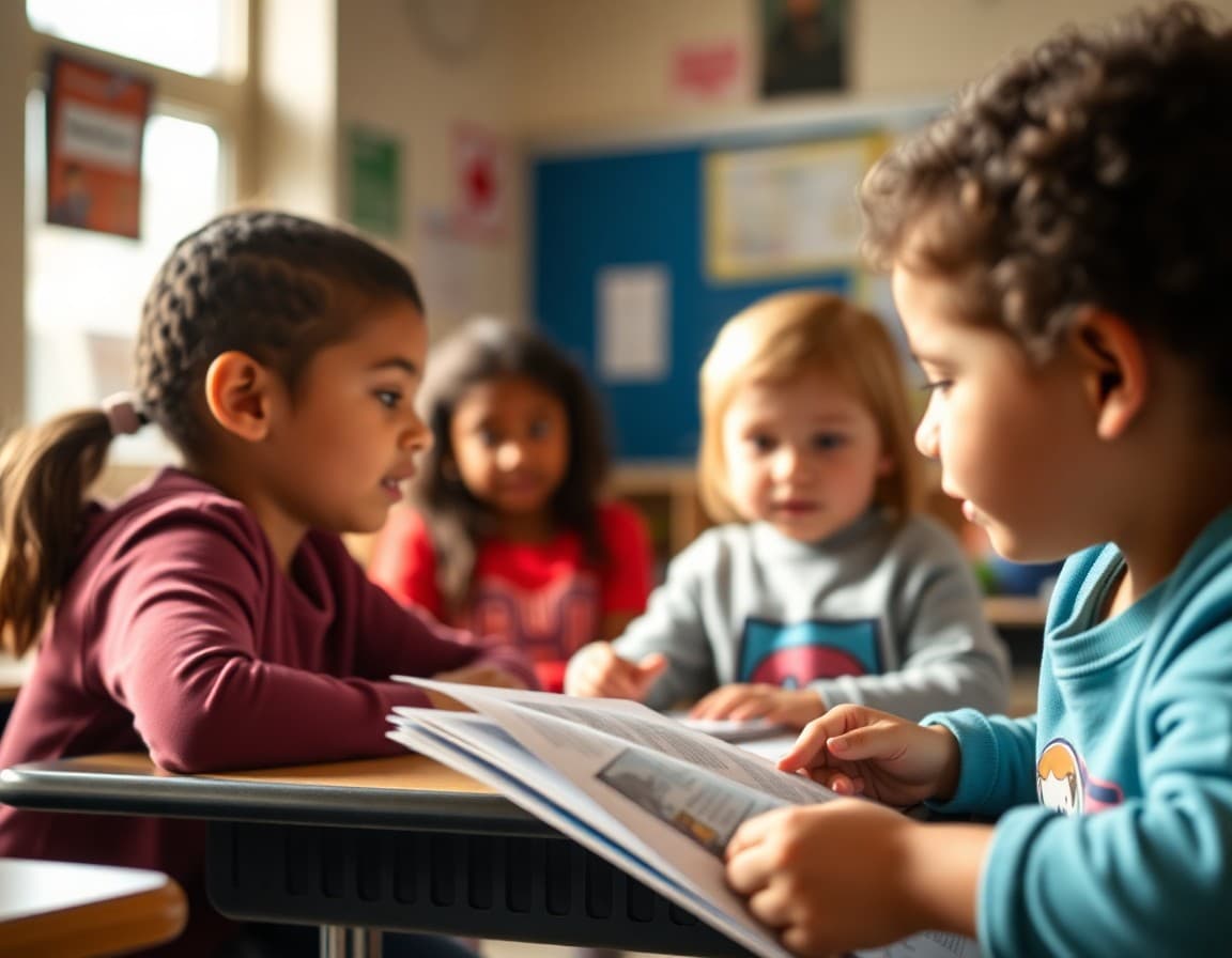 Title I family compact and bilingual school newsletter at an Indiana urban elementary school