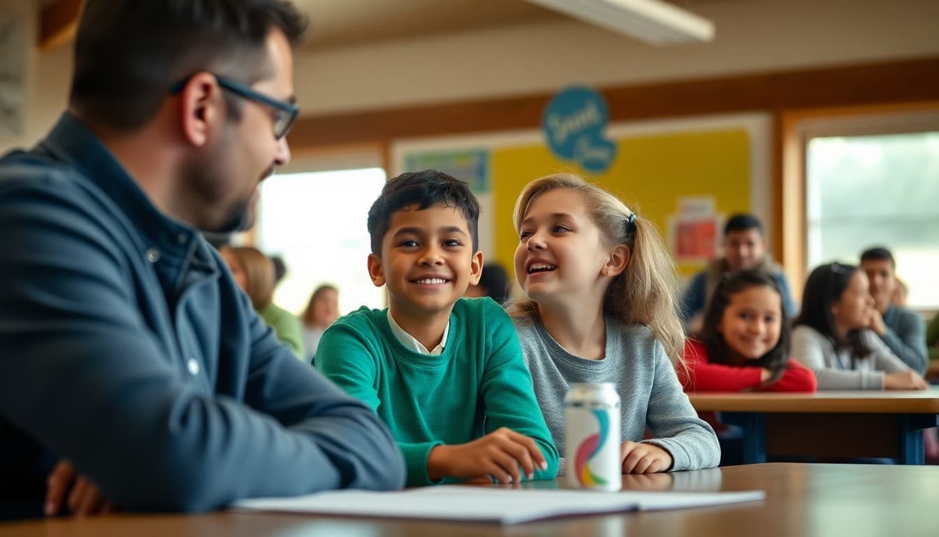 Oregon Title I school families at a family engagement event in a rural Willamette Valley school