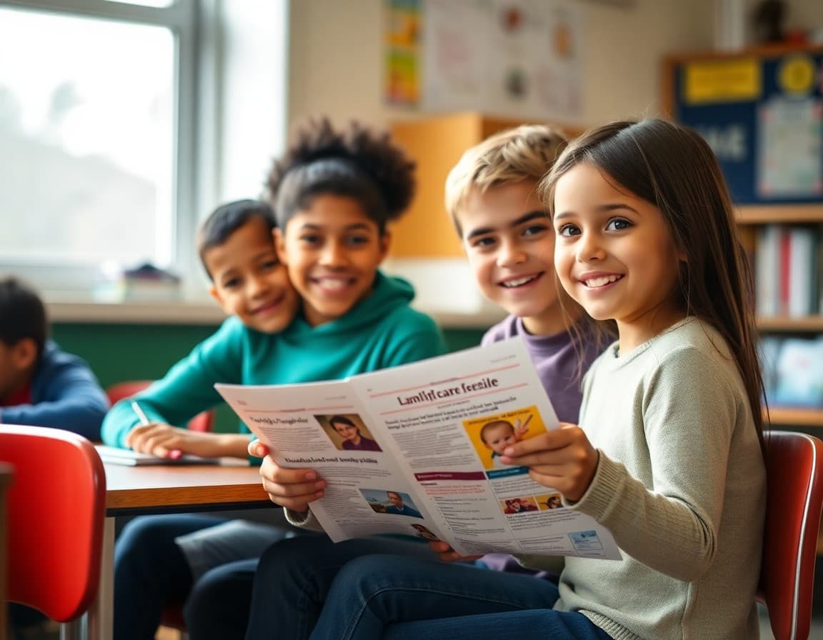 Multilingual Title I family compact and school newsletter at a Vermont school serving diverse families