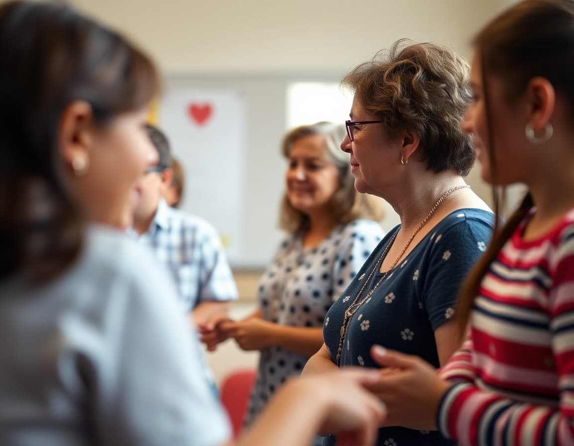 Students and staff gathered to celebrate beloved retiring teacher at school event