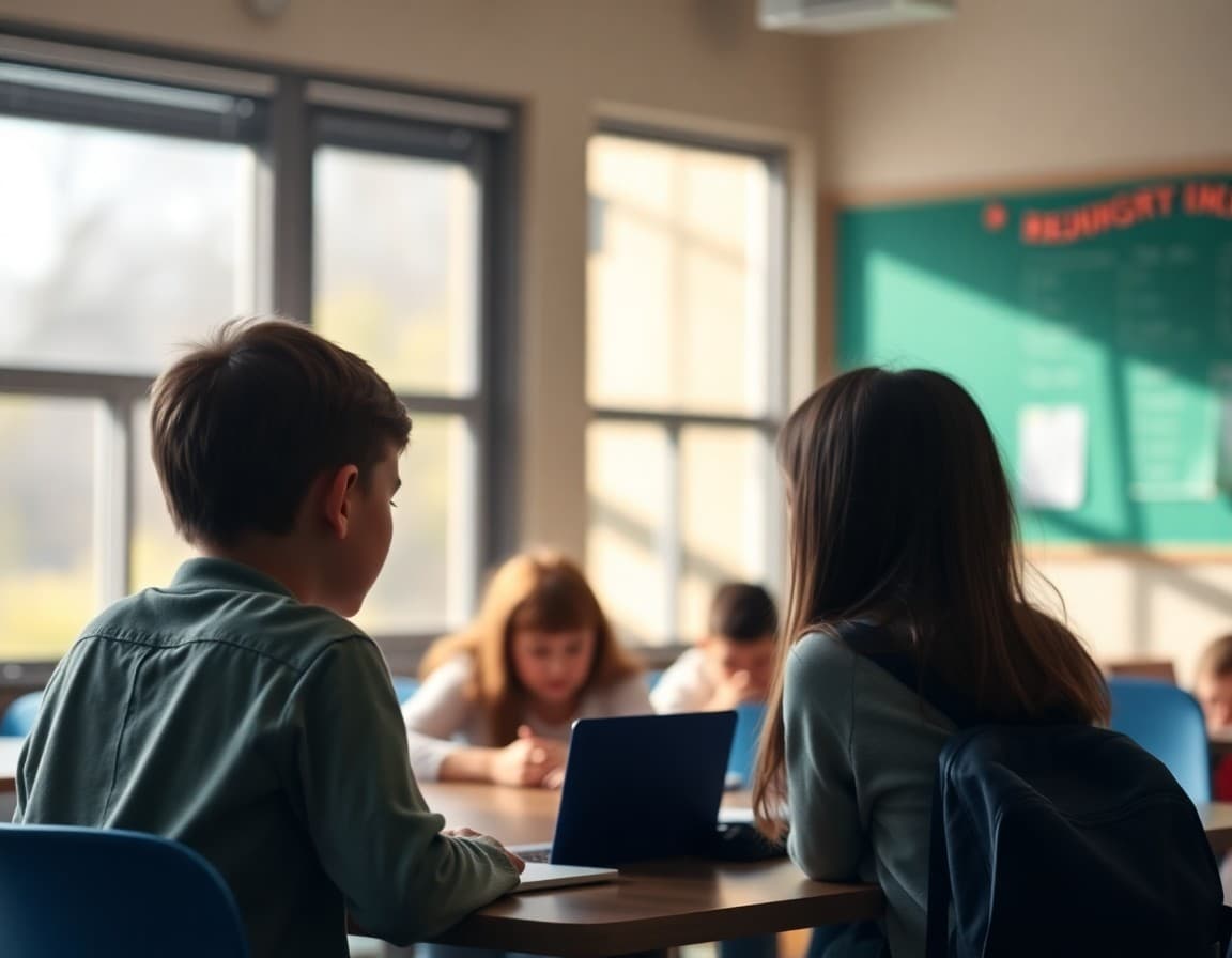 Cyberbullying incident school newsletter template with guidance sections for families