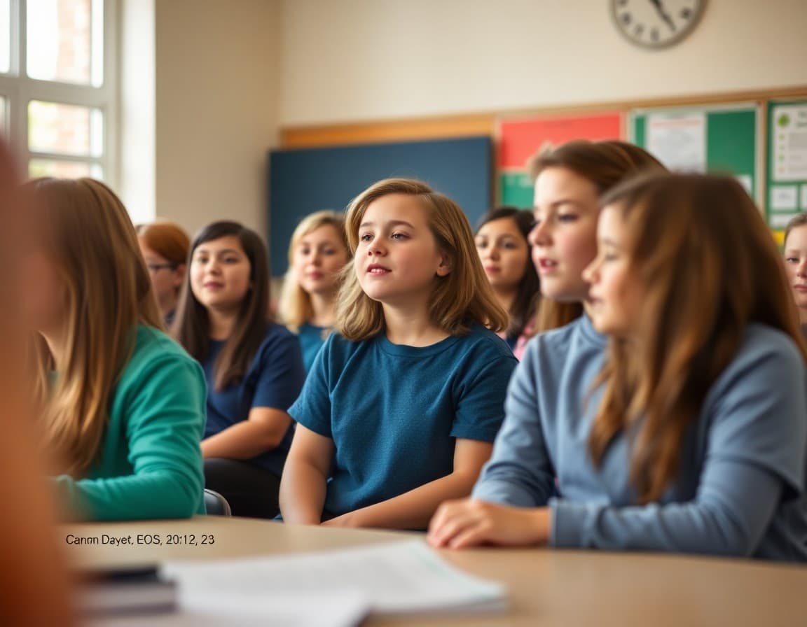 Choir class newsletter draft showing concert dates and rehearsal schedule