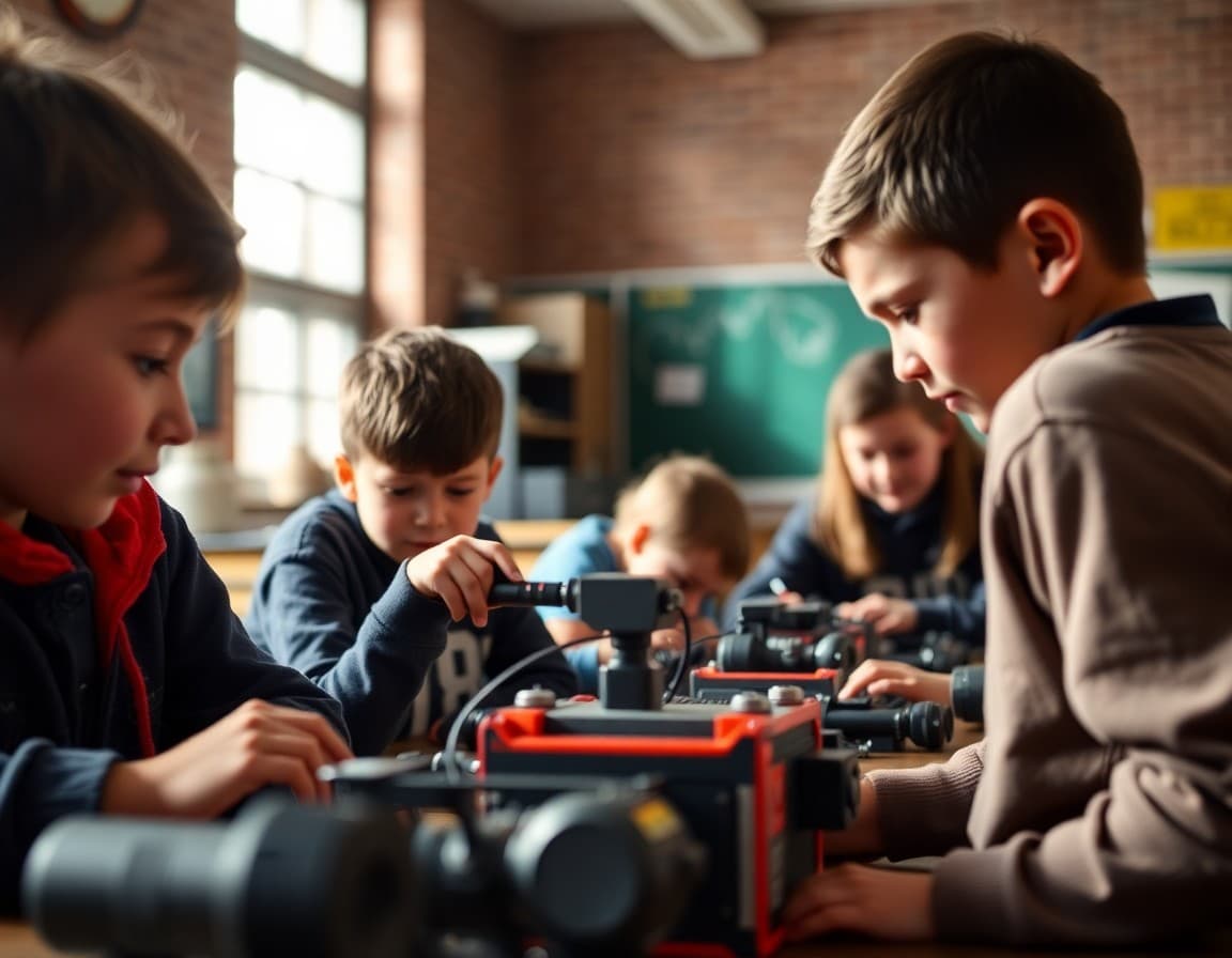 Robotics newsletter topic list organized by build season phases