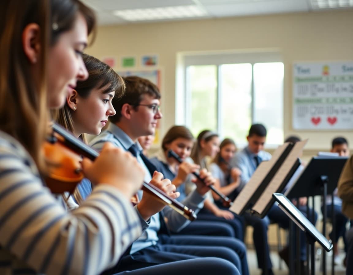 Orchestra teacher newsletter content guide with required and optional sections
