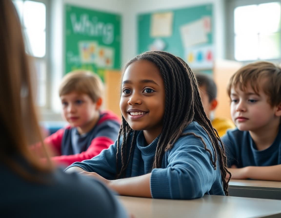 Students participating in a nonprofit community partner program at an after-school session