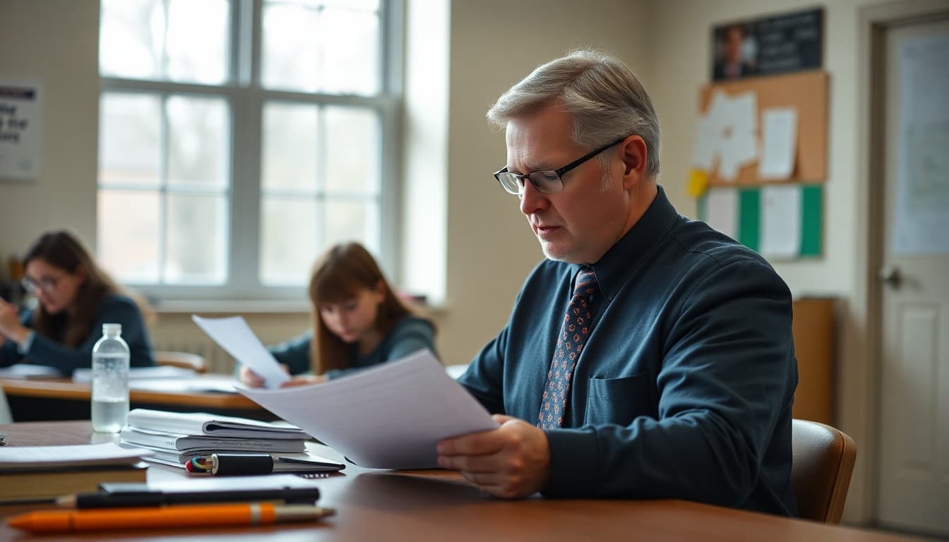 Virginia school district superintendent writing monthly newsletter for district families