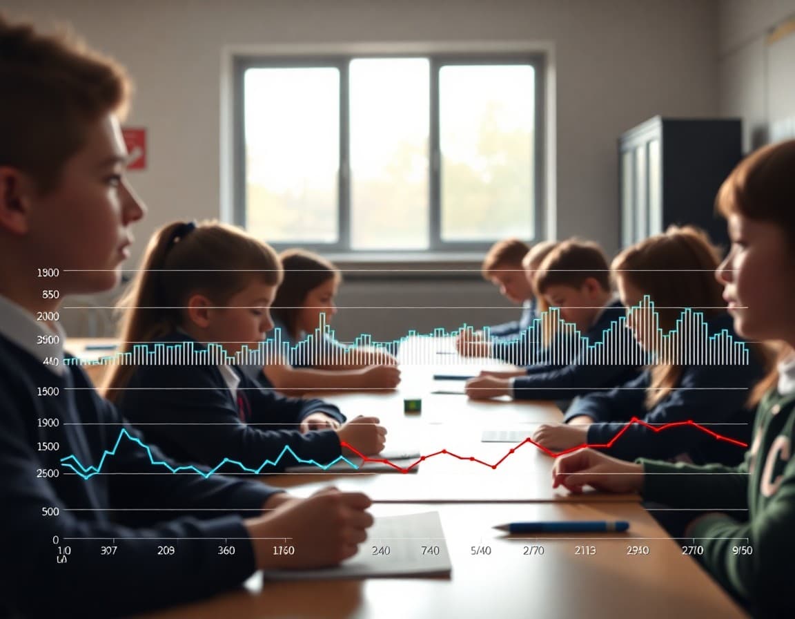 Detailed newsletter analytics showing read time, scroll depth, and link click distribution across a school newsletter